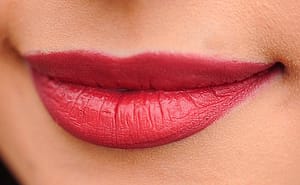 woman's lips 